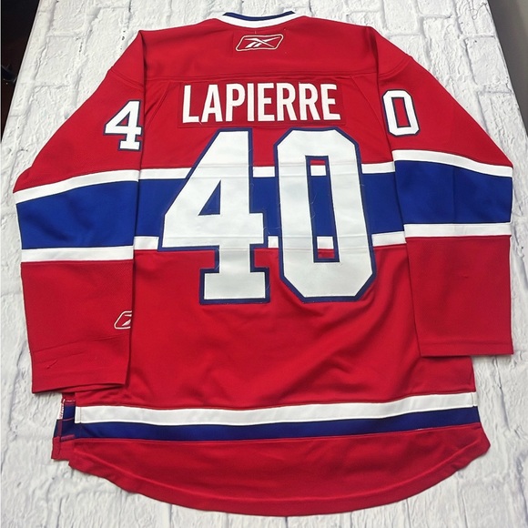 Montreal Canadiens Maxim Lapierre #40 Reebok NHL Hockey Jersey Sz M - Picture 2 of 8